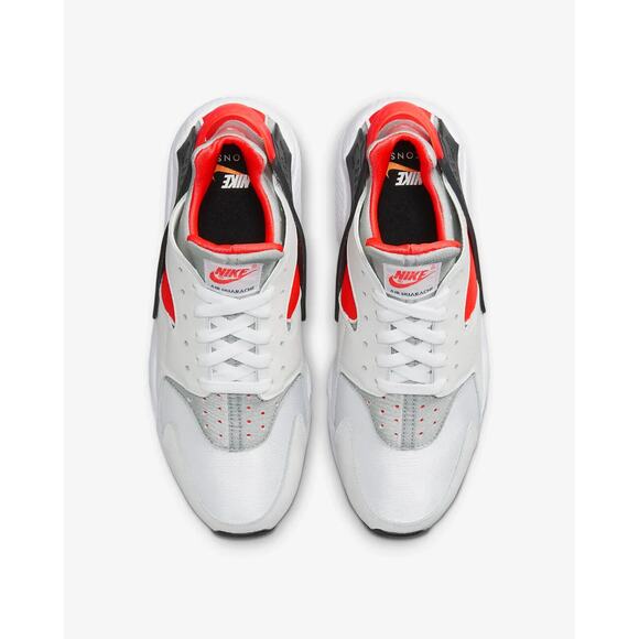 NEW Nike Air Huarache Mens White Infrared 23 Black Shoes DX4259 100 - SIZE 9 main image 4